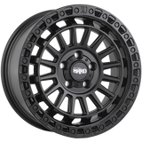 Satin Black 17x7.5 5x114.3 Conical Ruffino HARD