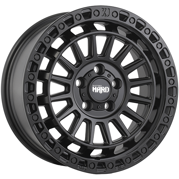 Satin Black 17x7.5 5x114.3 Flat OE Ruffino HARD