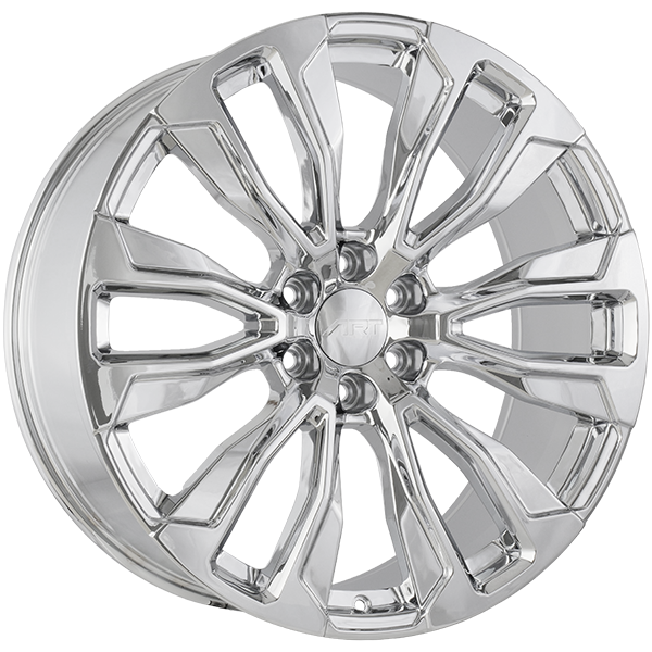 Chrome 22x9.0 6x139.7 Conical ART Replica
