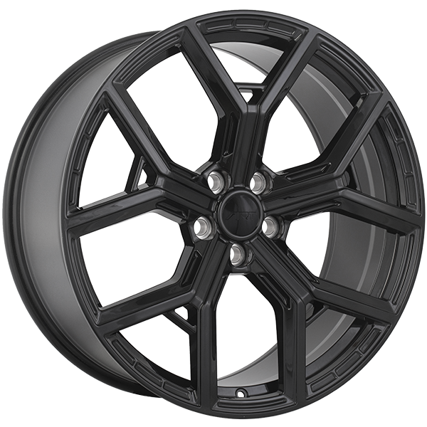 Gloss Black 20x9.5 5x108 Conical ART Replica