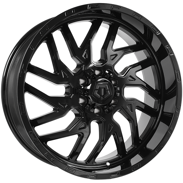 Gloss Black 20x9.0 5x127/5x139.7 Conical TIS Wheels
