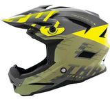 THH Helmets T-42 BMX Xtreme  Khaki/Yellow - Small