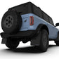Rally Armor 21-25 Ford Bronco (Steel Bmpr + RR- NO Rptr/Sprt) Blk Mud Flap w/Cy Orange Logo