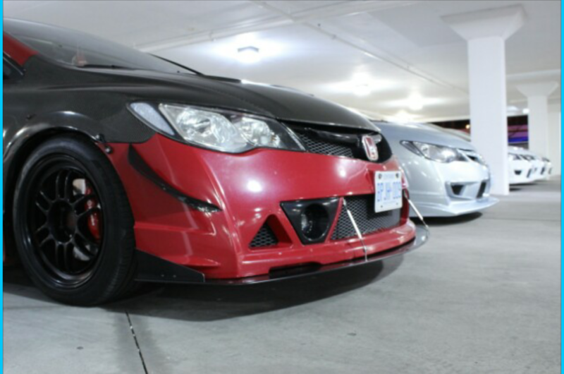2006-2011 Acura CSX Mugen RR Bumper 2PC Front Splitter
