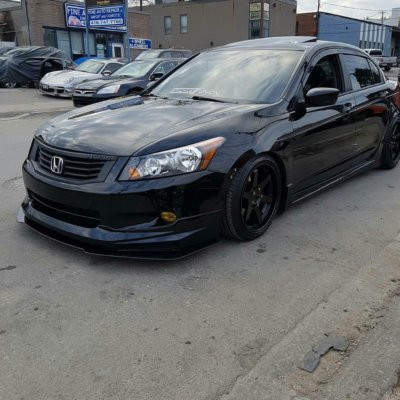 2008-2012 Honda Accord Sedan Mugen Lip 2PC Front Splitter