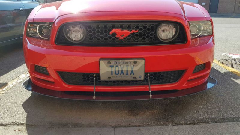 2010-2014 Ford Mustang 2PC Front Splitter