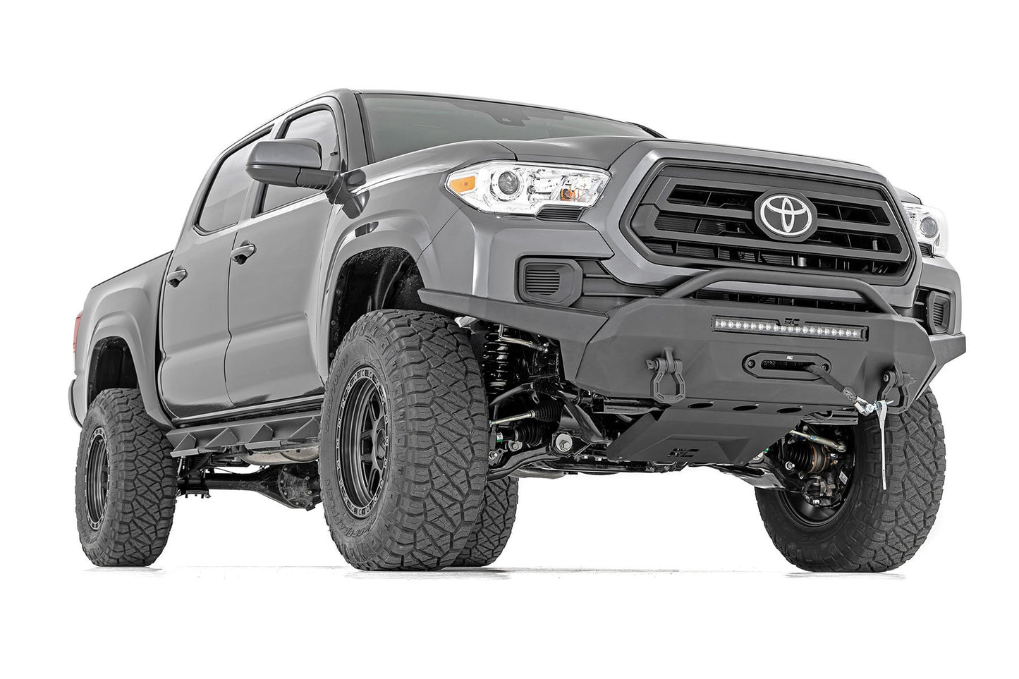 Front Bumper | Hybrid | 20" Blk White DRL LED | Toyota Tacoma 2WD/4WD (16-23)
