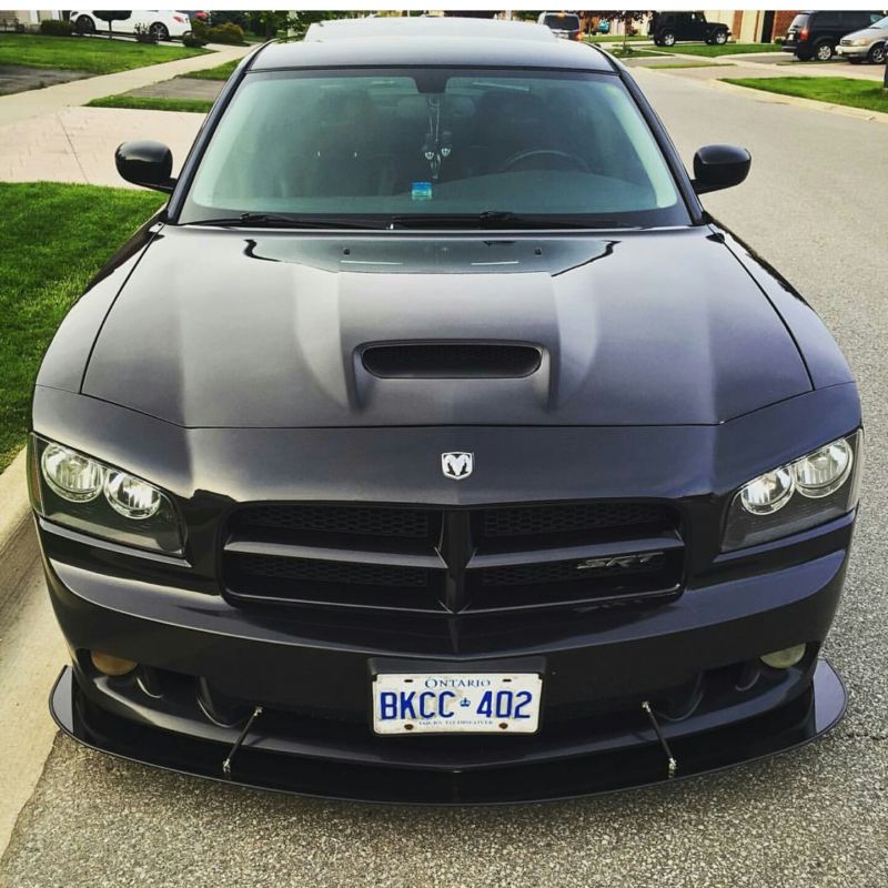 2006-2010 Dodge Charger SE/SXT/RT/SRT8 2PC Front Splitter