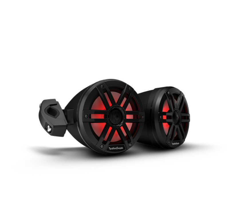 Rockford Fosgate 6.5in Color Optix Moto Can Speakers - Black