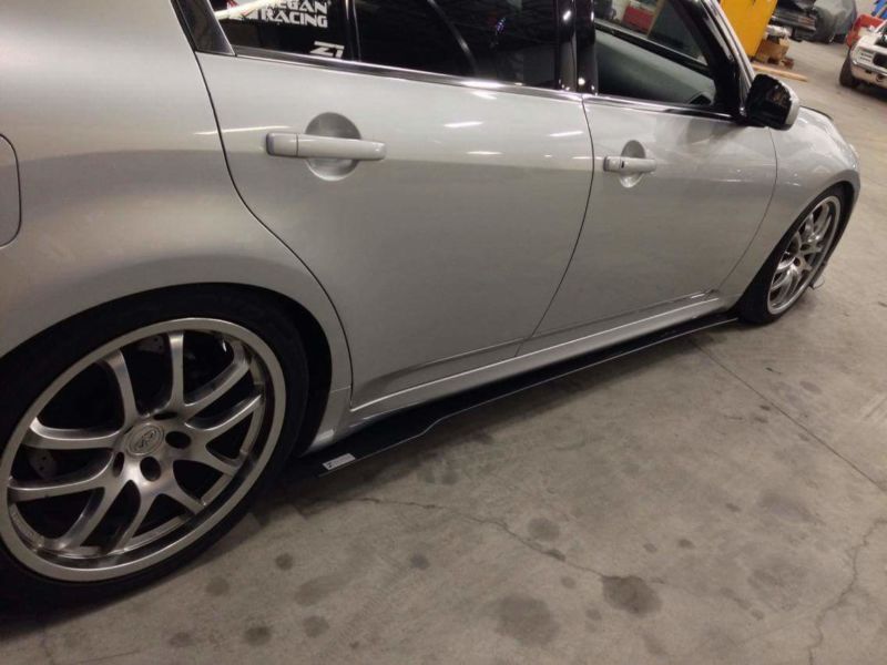 2007-2009 Infiniti G35 Sedan 2PC Side Splitters