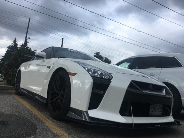 2017-2023 Nissan GTR R35 2PC Side Splitters