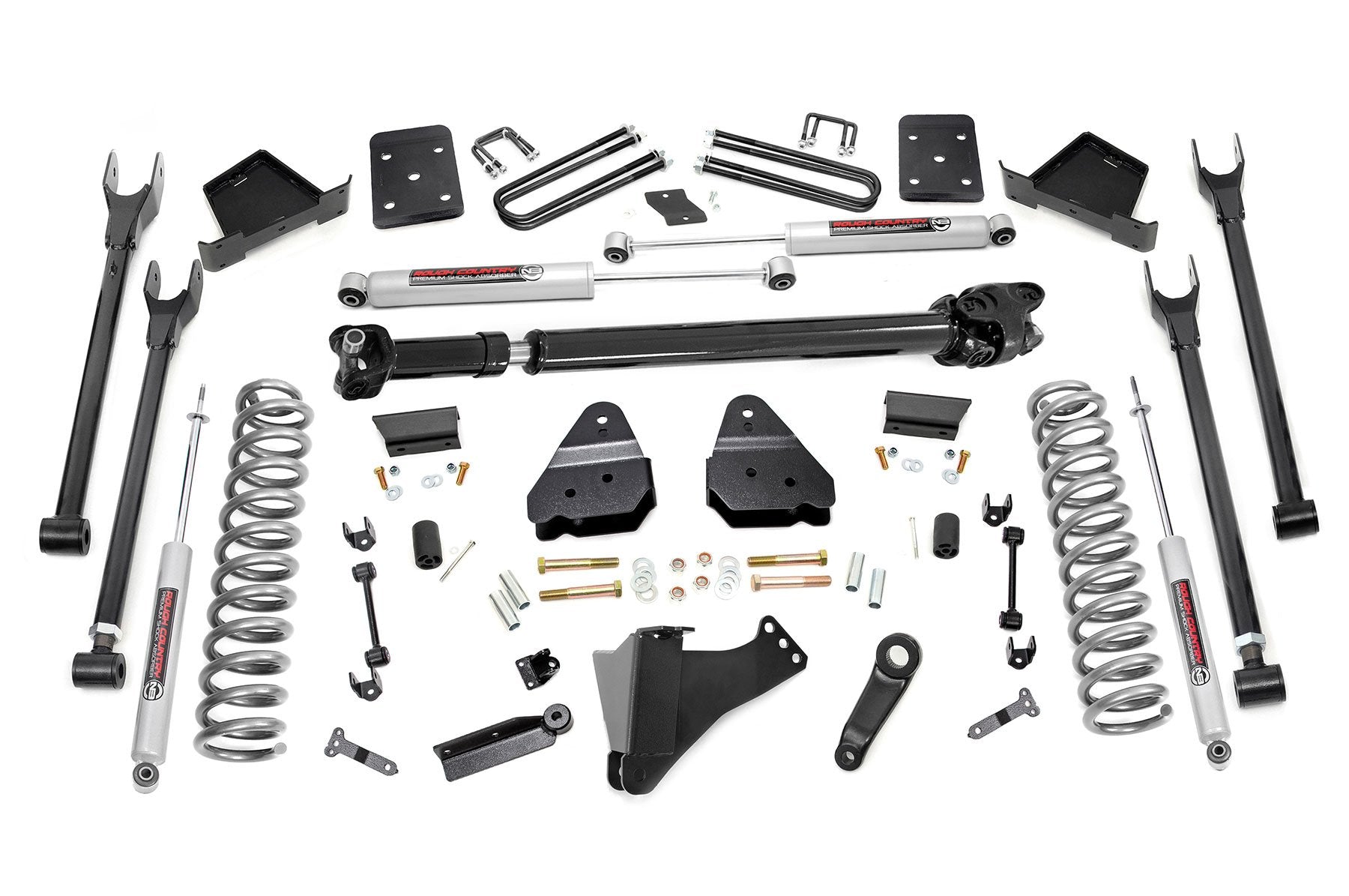 6 Inch Lift Kit | Diesel | 4 Link | OVLD | D/S | Ford F-250/F-350 Super Duty (17-22)