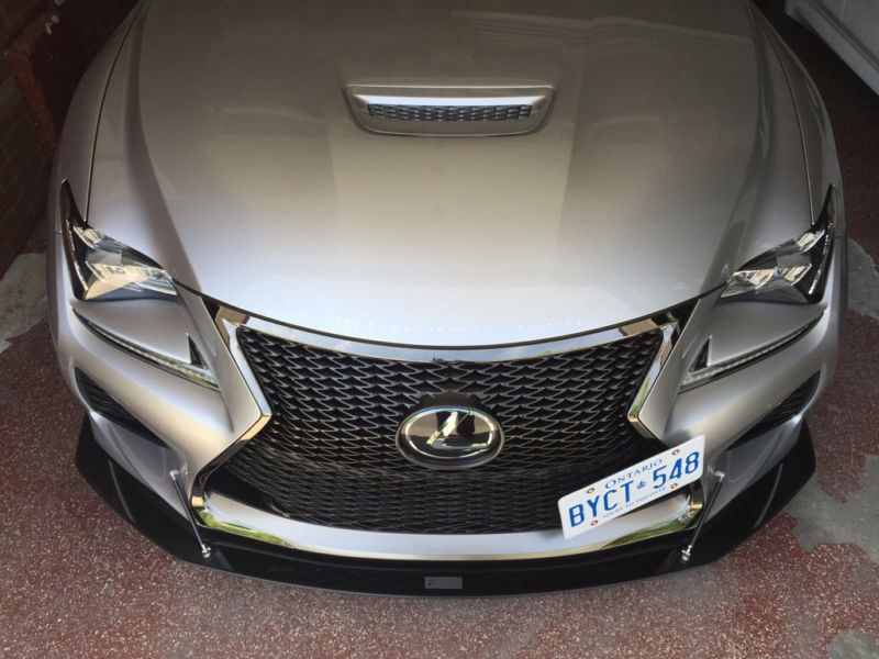2015-2019 Lexus RCF 2PC Front Splitter