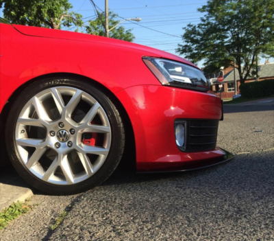 2011-2015 Volkswagen GLI MK6 2PC Front Splitter