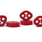 PERRIN Subaru / Universal 15mm ID 1.5in. Hole Offset Exhaust Hanger - Red (Sold Individually)