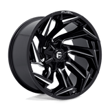 Fuel GLOSS BLACK MILLED D753 22x12 8x170 Wheels
