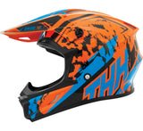 THH Helmets T710XR Renegade Orange/Blue Youth - Large