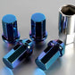 Project Kics 12X1.50 Titanium Blue Caliber Lug Nut