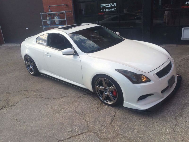 2008-2011 Infiniti G37 Coupe Z Style Bumper 2PC Front Splitter
