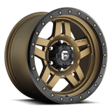 Fuel MATTE BRONZE BLACK BEAD RING D583 ANZA 18x9 6x139.7 Wheels