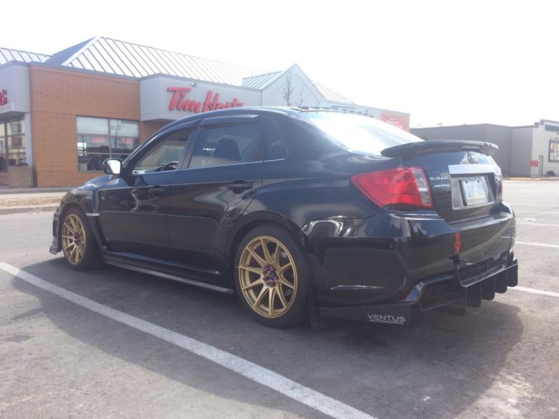 2011-2014 Subaru WRX STI Sedan Rear Diffuser