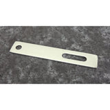 Bikers Choice Flat Chrome Exhaust Support Bracket 7/8 X 4 3/4 Inch Universal Custom