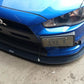 2007-2015 Mitsubishi EVO X 2PC Front Splitter