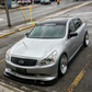 2007-2009 Infiniti G35 Sedan OEM Sport Lip 2PC Front Splitter