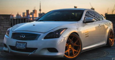 2008-2013 Infiniti G37 Coupe 2PC Front Splitter