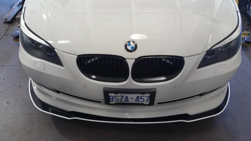 2006-2013 BMW E60 Aftermarket Lip 2PC Front Splitter