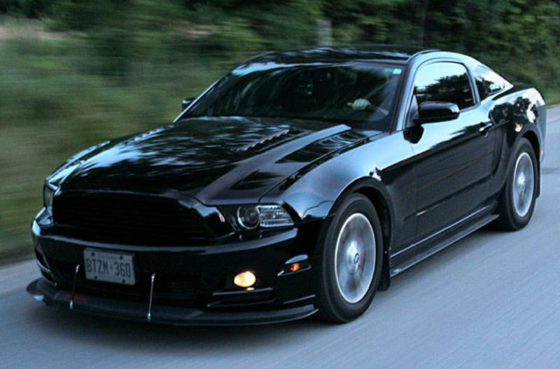 2010-2014 Ford Mustang 2PC Side Splitters