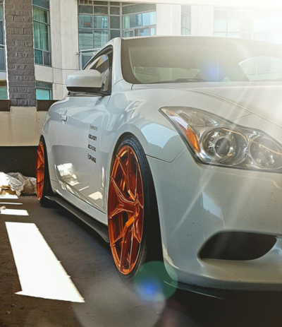 2008-2013 Infiniti G37 Coupe 2PC Side Splitters