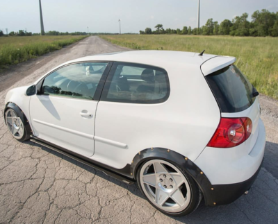 2006-2009 Volkswagen Golf/GTI MK5 2PC Side Splitters