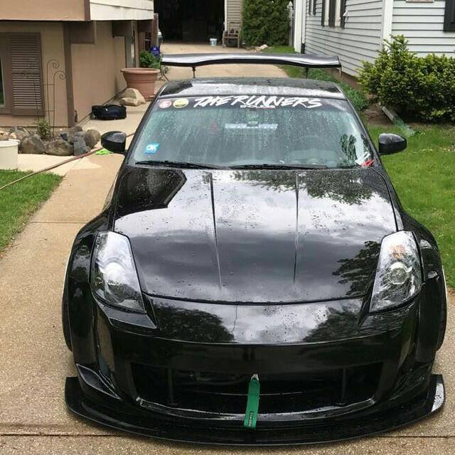 2003-2008 Nissan 350Z Amuse/Duraflex Bumper 2PC Front Splitter