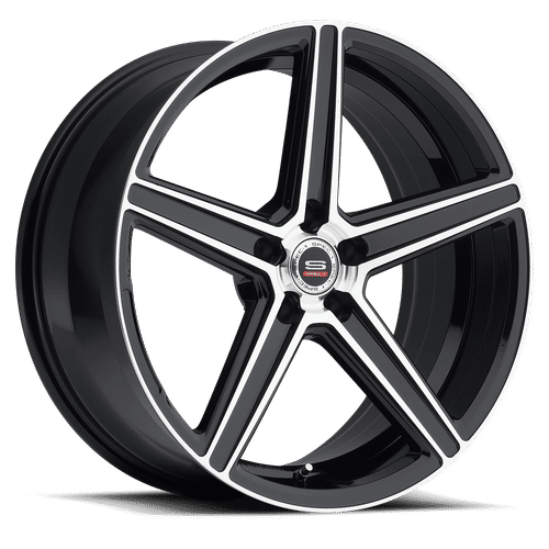 SPEC-1 RACING SP-8 Gloss Black Machined 20x9 5x114.3 Wheels | Offset: 35 | Backspace: 6.5 | Bore: 0