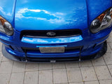 2004-2005 Subaru WRX/STI Sedan 2PC Front Splitter