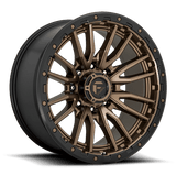 Fuel MATTE BRONZE BLACK BEAD RING D681 REBEL 22x12 8x180 Wheels