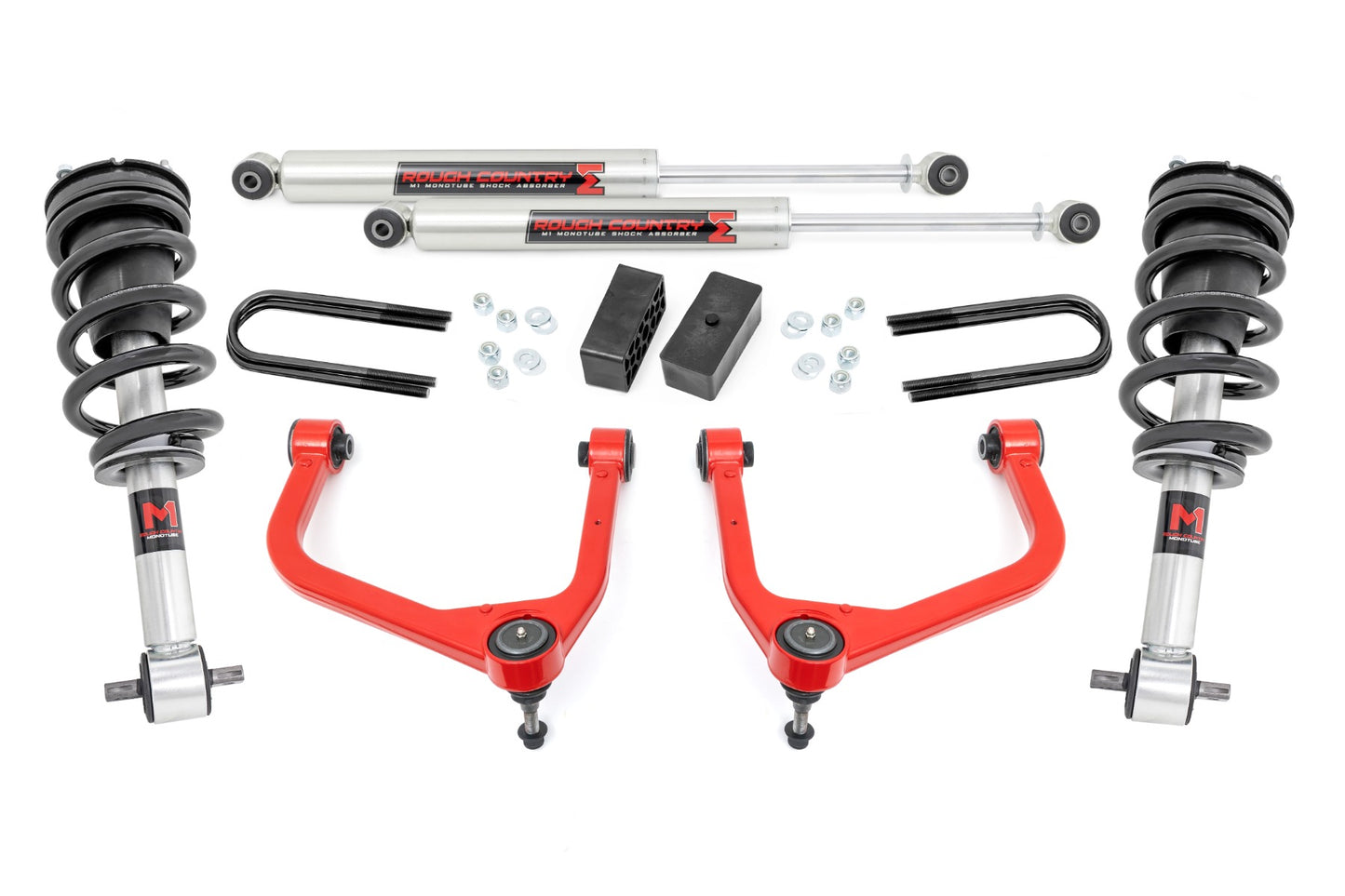 3.5 Inch Lift Kit | Mono Leaf Rear | M1 Struts/M1 | GMC Sierra 1500 2WD/4WD (2019-2024 & Classic)