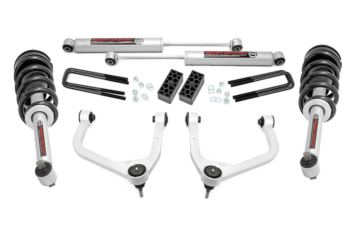 3.5 Inch Lift Kit | N3 Struts | Chevy Silverado 1500 2WD/4WD (2019-2024 & Classic)