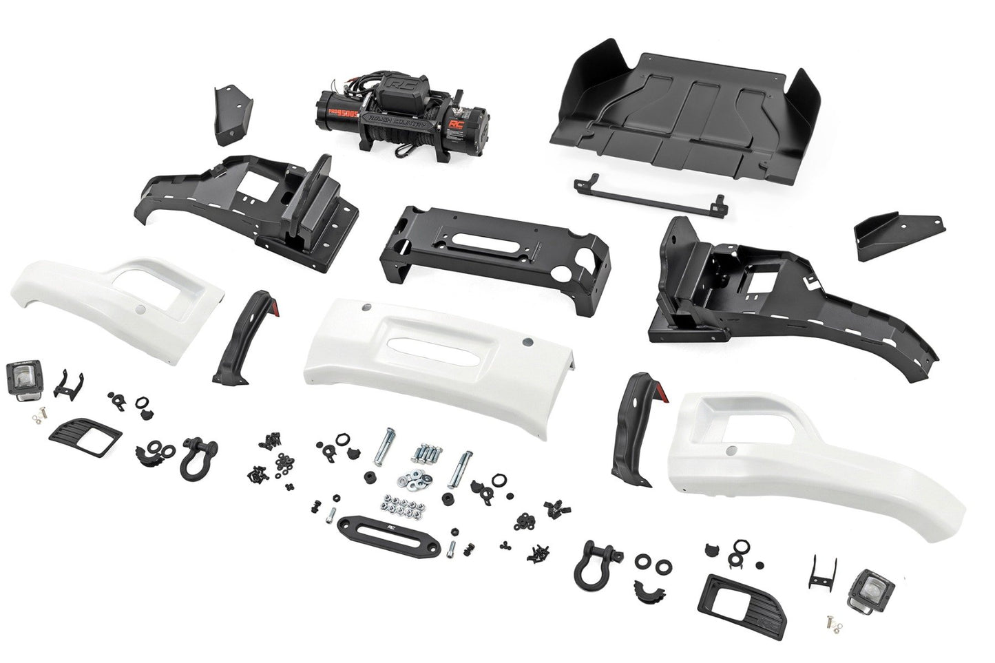Front FXS Bumper | 12000S | GAZ Summit White | Chevy Silverado 1500 2WD/4WD (2023-2026)