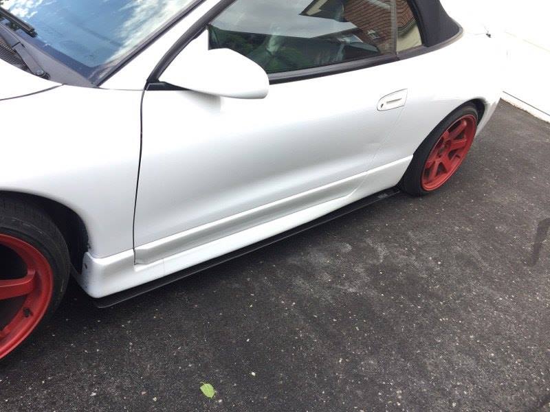 1995-1999 Mitsubishi Eclipse 2G 2PC Side Splitters