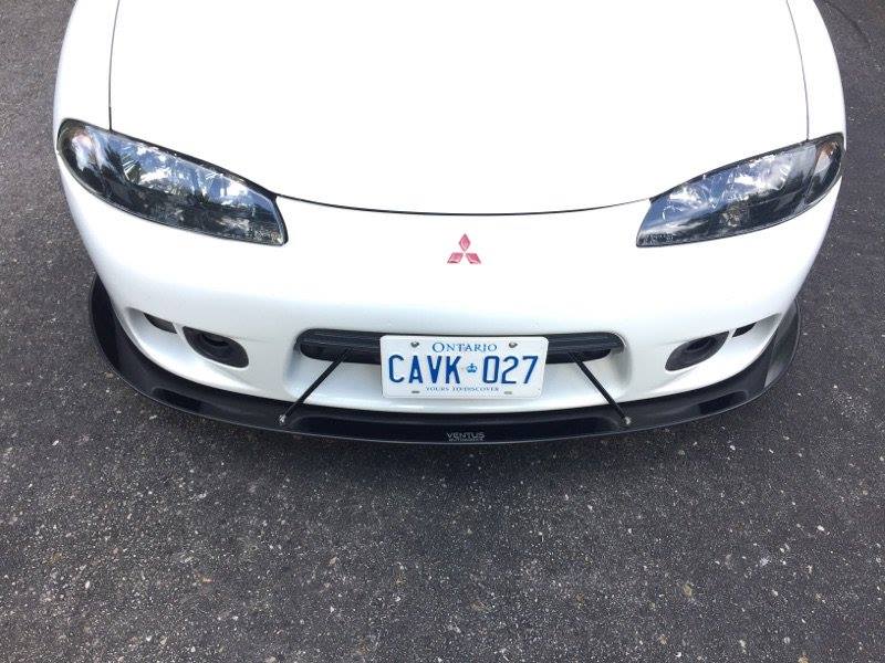 1997-1999 Mitsubishi Eclipse 2PC Front Splitter