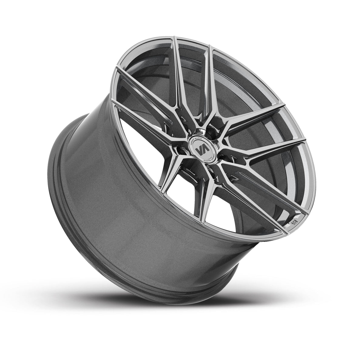 19x10 Gloss Gunmetal Cold Forged Collection HELIUM Variant Forged Alloy Wheels