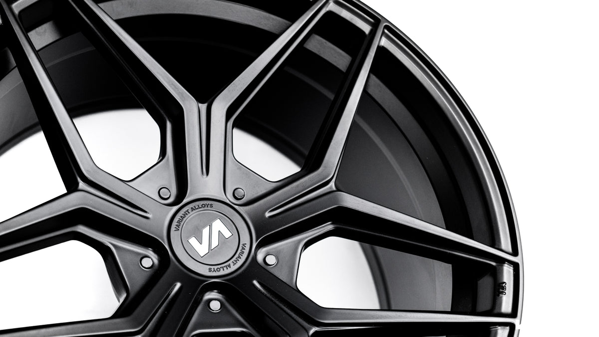 19x10 Satin Black Cold Forged Collection XENON Variant Forged Alloy Wheels