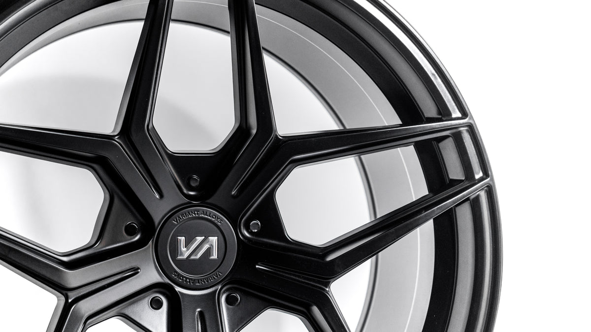 19x10 Satin Black Cold Forged Collection XENON Variant Forged Alloy Wheels