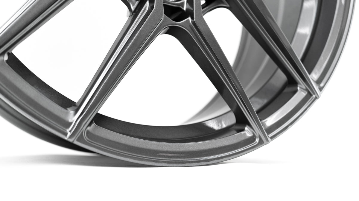 19x8.5 Gloss Gunmetal Cold Forged Collection HELIUM Variant Forged Alloy Wheels
