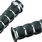 Kuryakyn ISO Grips Without Throttle Boss Dual Cable Chrome