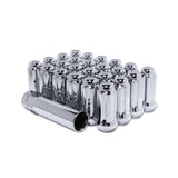 Method Lug Kit - Extended Thread Spline - M14X1.5 - 6 Lug Kit - Chrome - 24 Nuts