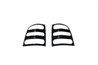 AVS 04-12 Chevy Colorado Slots Tail Light Covers - Black