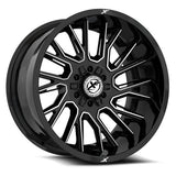 XF OFFROAD Gloss Black Machined XF-230 18x9 6x135/6x139.7 Wheels